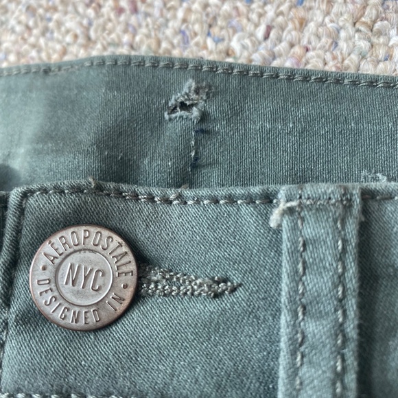 Aeropostale Jeans Green Jeans Size 4 - Picture 5 of 9